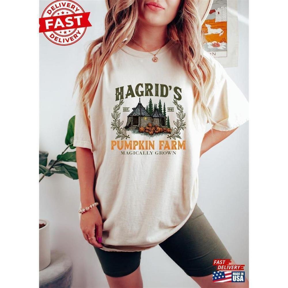 Hagrids Pumpkin Farm Thanksgiving 2024 Fall Halloween Unisex T-Shirt